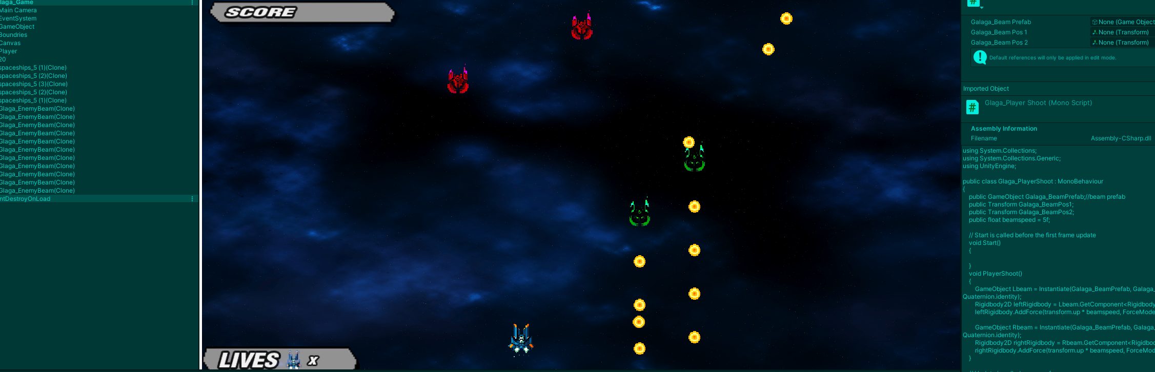 Galaga Gameplay